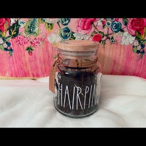 Rae Dunn HAIRPINS Jar